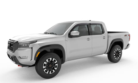 AVS 2022 Nissan Frontier (Crewcab Pickup) Ventvisor Outside Mount Window Deflectors 4pc - Smoke - 94788