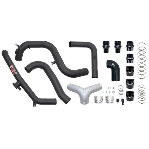 Injen 21-23 Ford Bronco 2.7L V6 (TT) EcoBoost SES Intercooler Pipes - Wrinkle Black - SES9301ICPWB