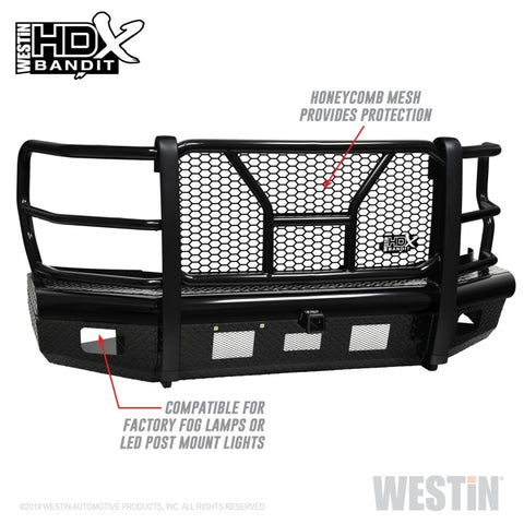 Westin/HDX Bandit 17-19 Ford F-250 / F-350 Front Bumper - Textured Black - 58-31125