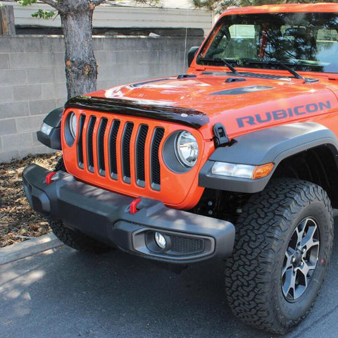 Westin 2018 Jeep Wrangler JL Platinum Bug Shield - Smoke - 72-90152