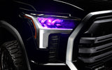 Oracle 2022+ Toyota Tundra ColorSHIFT RGB Demon Eye Headlight Upgrade Kit - 1474-334