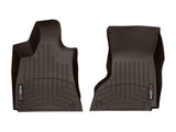 WeatherTech 14-16 Maserati Quattroporte Front FloorLiner - Cocoa (2 Grommet Style) - 476101