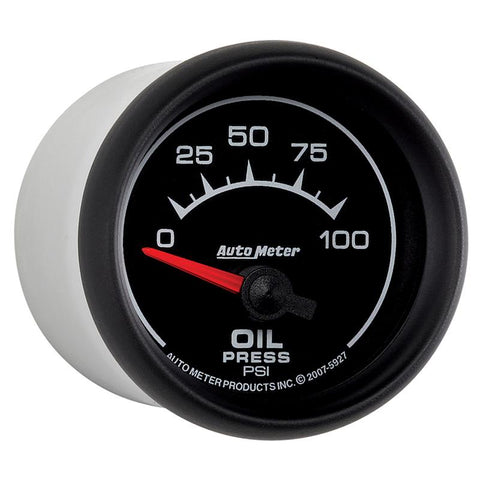 Autometer ES 52mm 100 PSI Short Sweep Electric Oil Pressure Gauge - 5927