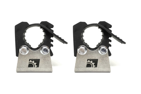 BuiltRight Industries Riser Mount (Pair) - Includes 1in-2.25in Clamps - 104005