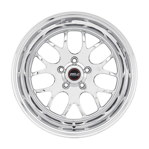 Weld S77 15x11 / 5x115 BP / 6.5in BS Polished Wheel - Non-Beadlock - 77MP-511W65C