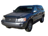 AVS 01-07 Toyota Highlander Ventvisor Outside Mount Window Deflectors 4pc - Smoke - 94357