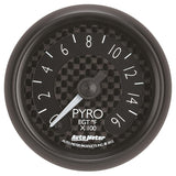 Autometer GT Series 52mm Full Sweep Electronic 0-1600 Deg F EGT/Pyrometer Gauge - 8044