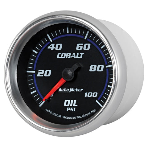 Autometer Cobalt 66mm 0-100 PSI Oil Pressure Gauge - 7921