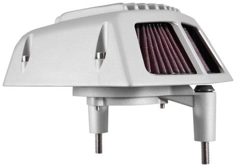 K&N Street Metal Intake System 01-16 Harley-Davidson Shaker Silver H/D Softail/Dyna Fl - RK-3950S