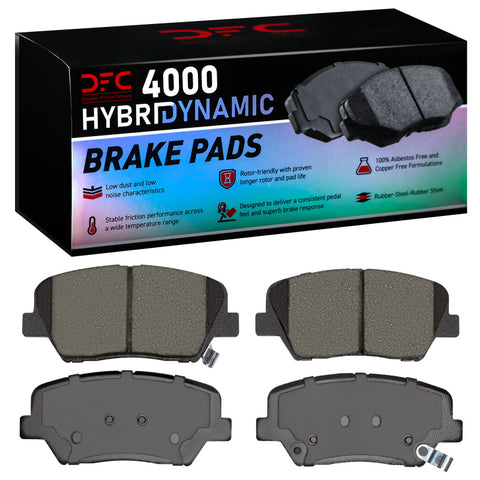 DFC 10-25 Kia Sorento Front 4000 Hybridynamic Brake Pads - 4000-1815-00