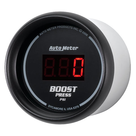 Autometer SportComp 52mm Digital 0-60 PSI Boost Gauge - 6370