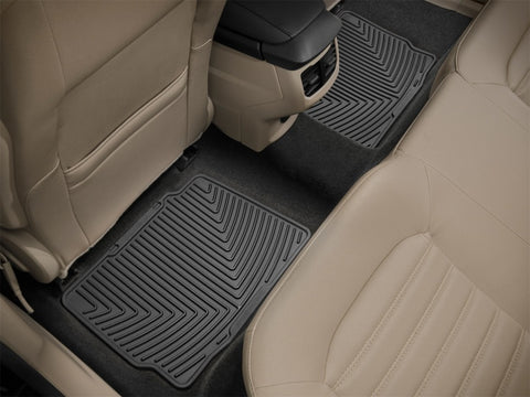 WeatherTech 13+ Ford Fusion Rear Rubber Mats - Black - W313
