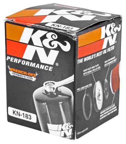 K&N Piaggio 2.156in OD x 3.063in Height Oil Filter - KN-183