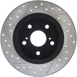 StopTech SportStop 10-13 Scion tC Slotted & Drilled Left Rear Rotor - 127.44179L