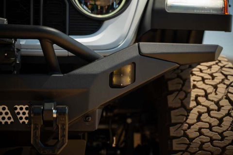 DV8 Offroad 07-18 Jeep Wrangler JK / 18-23 Wrangler JL / 20-23 Gladiator JT MTO Series Front Bumper - FBJL-12