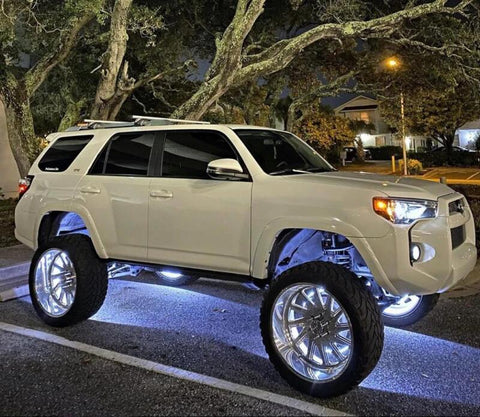 Oracle LED Illuminated Wheel Rings - Double LED - White - 4228-001
