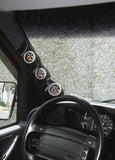 Autometer 92-02 Ford Van 52mm Black Triple Pillar - 17316