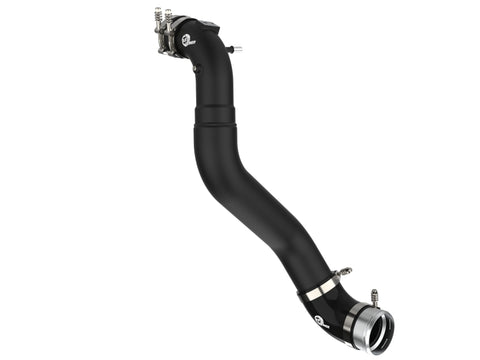 aFe BladeRunner 21-22 Ford F-150 Ecoboost V6-3.5L(tt) Aluminum Hot and Cold Charge Pipe Kit Black - 46-20514-B