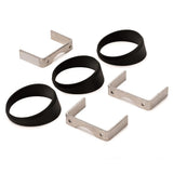 Autometer Gauge Mount Angle Rings Black 3 Pieces for 2 5/8in Gauges - 3244