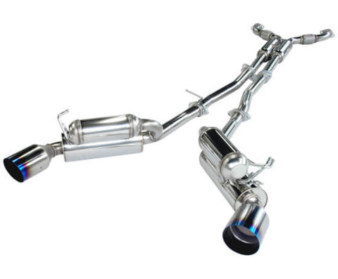 HKS 03-07 G35 Dual Hi-Power Titanium Tip Catback Exhaust - 32009-BN002
