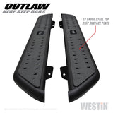 Westin 15-20 Ford F-150 SuperCab / 17-20 F-250/350 SuperCab Outlaw Nerf Step Bars - Textured Black - 58-53935