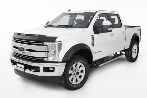 Bushwacker 17-19 Ford F-250 Super Duty w/ 81.8in Bed DRT Style Flares 4pc - Black - 20951-02