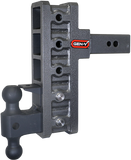 Gen-Y Mega Duty 2.5in Shank 9in Offset Drop 32K Hitch w/GH-0161 Dual-Ball/GH-0162 Pintle Lock - GH-1925