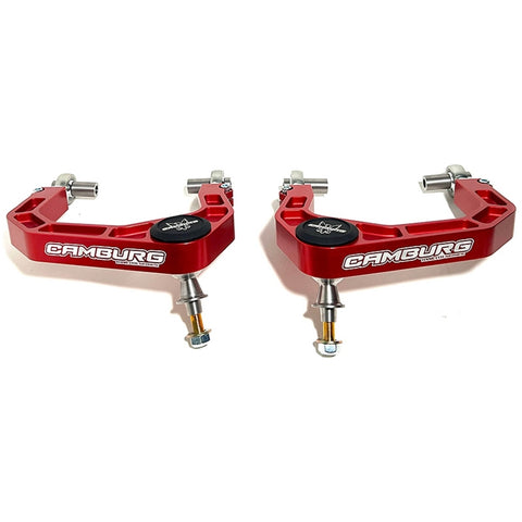Camburg Ford Bronco 21-23 KINETIK V2 Performance Billet Uniball Upper Arms (Red) - CAM-110214-RED