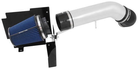 Spectre 99-07 GM Truck V8-4.8/5.3/6.0L F/I Air Intake Kit - Clear Anodized w/Blue Filter - 9900B