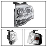 Spyder Ford Expedition 07-13 Projector Headlights Light Tube DRL Chrm PRO-YD-FE07-LTDRL-C - 5079510