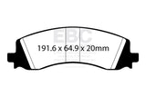 EBC 2020+ Ram 2500 HD 6.4L Greenstuff Rear Brake Pads - DP63124