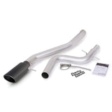 Banks Power 09-10 VW Jetta 2.0L TDI Monster Exhaust System - SS Single Exhaust w/ Black Tip - 46180-B