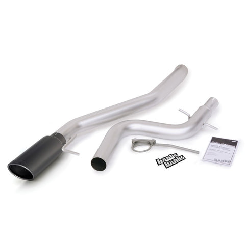 Banks Power 09-10 VW Jetta 2.0L TDI Monster Exhaust System - SS Single Exhaust w/ Black Tip - 46180-B