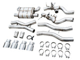 AWE Tuning SwitchPath Cat-Back Exhaust for BMW G8X M3/M4 - Chrome Silver Tips - 3025-43480