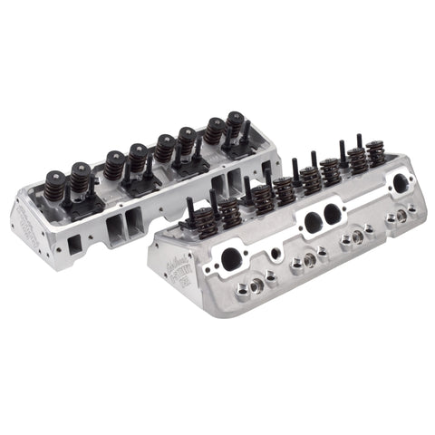 Edelbrock Cylinder Head E-Street SB Chevrolet 64cc (Complete Pair) - 5089