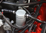 J&L 05-10 Ford Mustang GT/Bullitt/Saleen Driver Side Oil Separator 3.0 - Clear Anodized - 3013D-C
