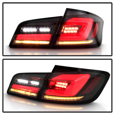 Spyder 11-17 BMW 5 Series F10 F18 M5  Sequential Turn Signal LED Tail Light - BK ALT-YD-BMWF1011-BK - 5088512