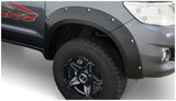 Bushwacker 11-13 Toyota Hilux Pocket Style Flares 4pc 59.8in Bed - Black - 31929-02