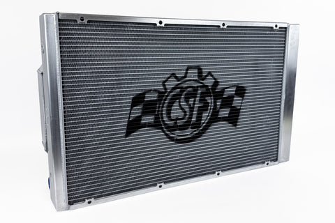 CSF Motorsport Radiator with Shroud - 14in SPAL Brushless Fans - Harnesses - 8374