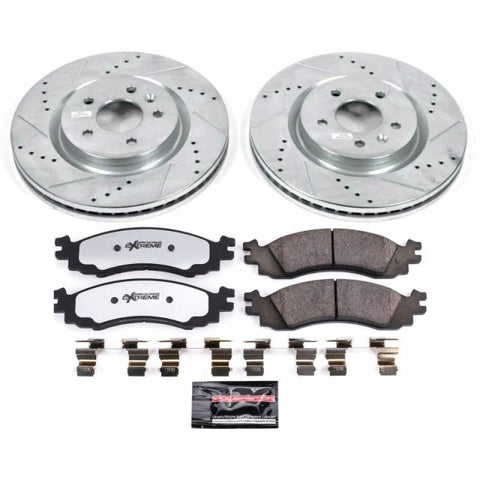 Power Stop 11-12 Ford Taurus Front Z36 Truck & Tow Brake Kit - K5581-36