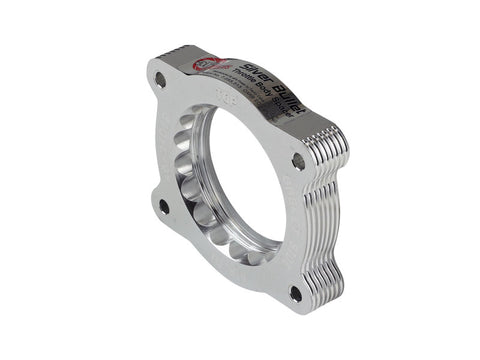 aFe 07-13 Chevrolet Silverado 1500/GMC Sierra 1500 Silver Bullet Throttle Body Spacer - Silver - 46-34019