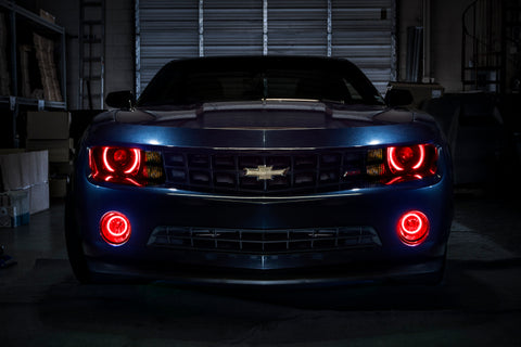 Oracle 10-13 Chevrolet Camaro LED Fog Light Halo Kit - Red - 1103-003