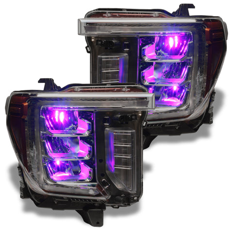 Oracle 19-21 Silverado/Sierra 1500 RGB Demon Eye Headlight Kit - w/o Controller - 1440-334