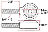 SPC Performance xAxis Rod End Ball Joint - 15734