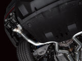 AWE 2024 Ford Mustang Dark Horse S650 RWD Track Edition Cat-Back Exhaust w/ Quad Diamond Black Tips - 3020-43375