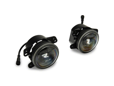 Raxiom 10-23 Jeep Wrangler JK & JL Axial Series LED DRL Fog Lights - J127019