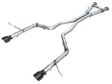 AWE Tuning 18-23 Dodge Durango SRT & Hellcat Track Edition Exhaust - Diamond Black Tips - 3020-33952