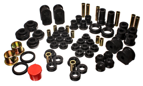 Energy Suspension 91-94 Ford Explorer 4WD Black Hyper-flex Master Bushing Set - 4.18102G