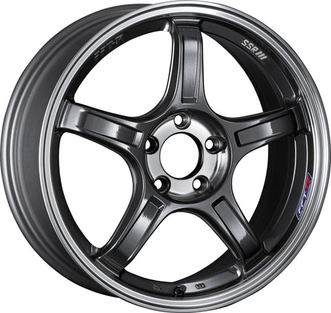 SSR GTX03 18x7.5 5x100 48mm Offset Black Graphite Wheel - XC18750+4805CGM