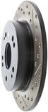 StopTech 06-09 Honda Civic Ex/Si Slotted & Drilled Left Rear Rotor - 127.40040L
